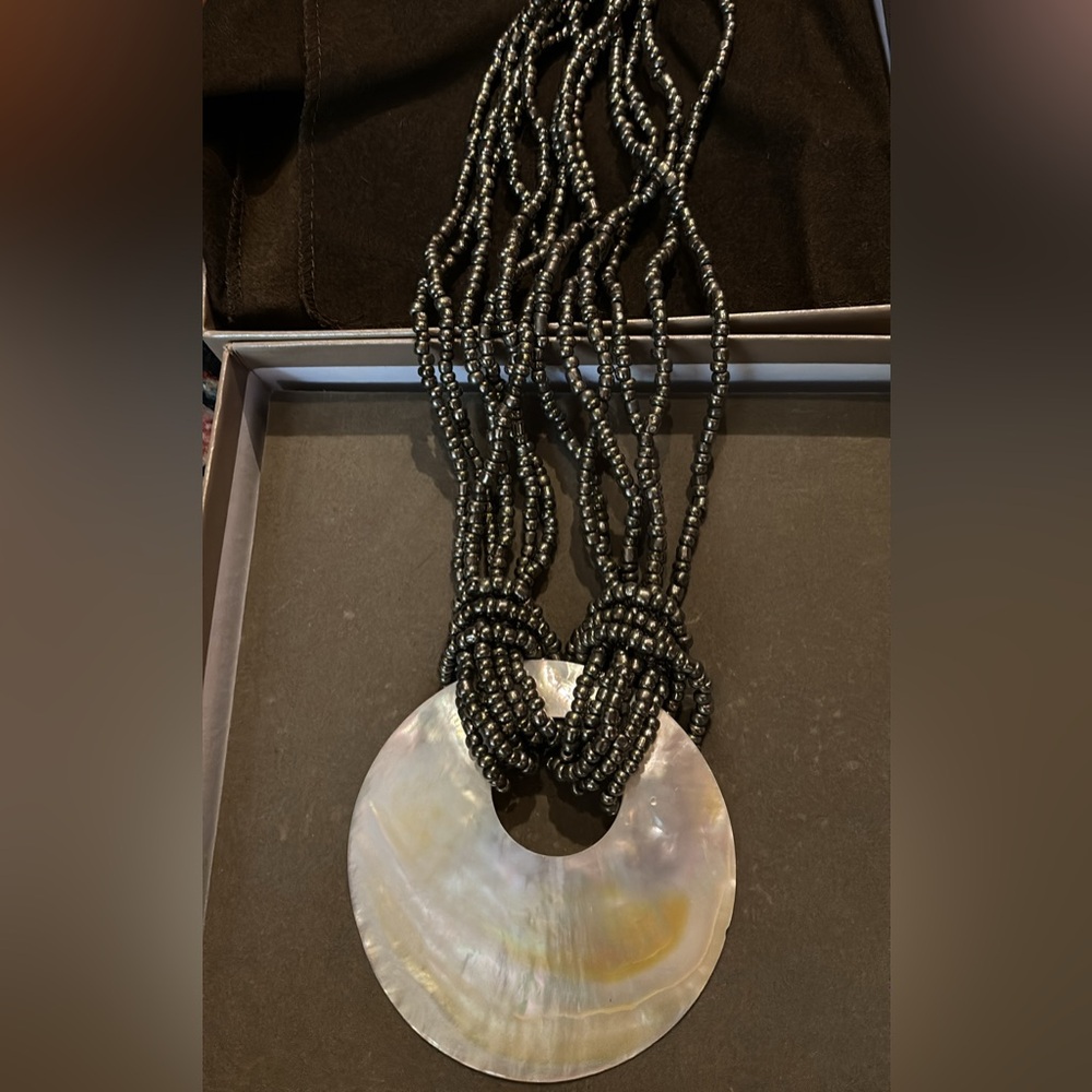 Rare mother of pearl necklace